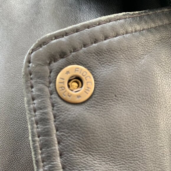 Vintage 90s Boutique Of Leathers Mid Length Car Coat Jacket - Picture 12 of 16